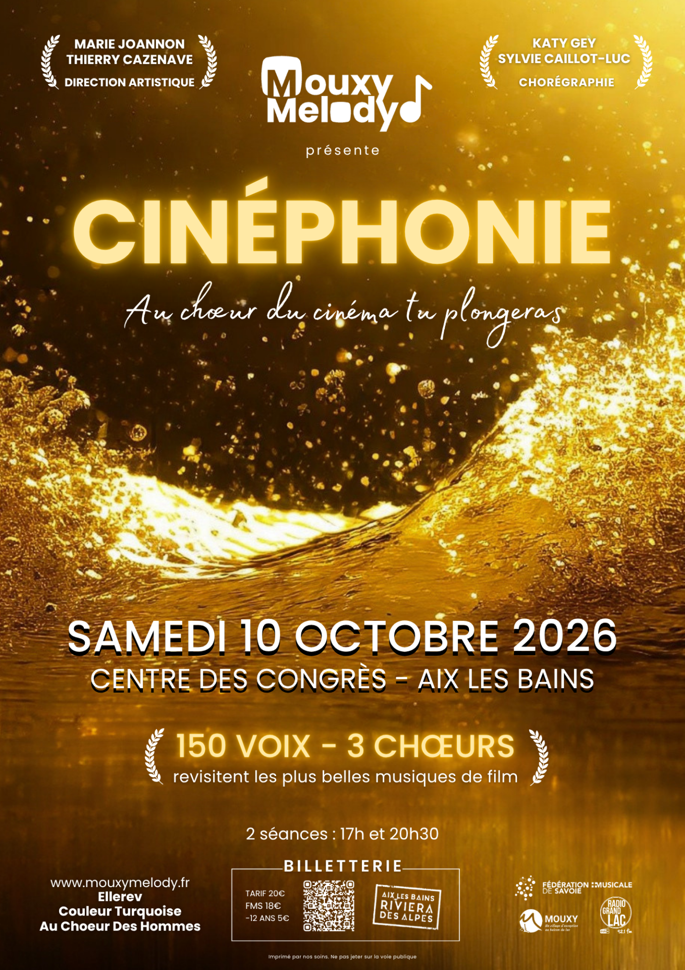 Affiche a4 cinephonie avec rgl 1